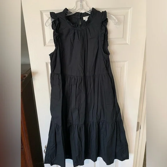 J Crew black 10P dress - Picture 1 of 9